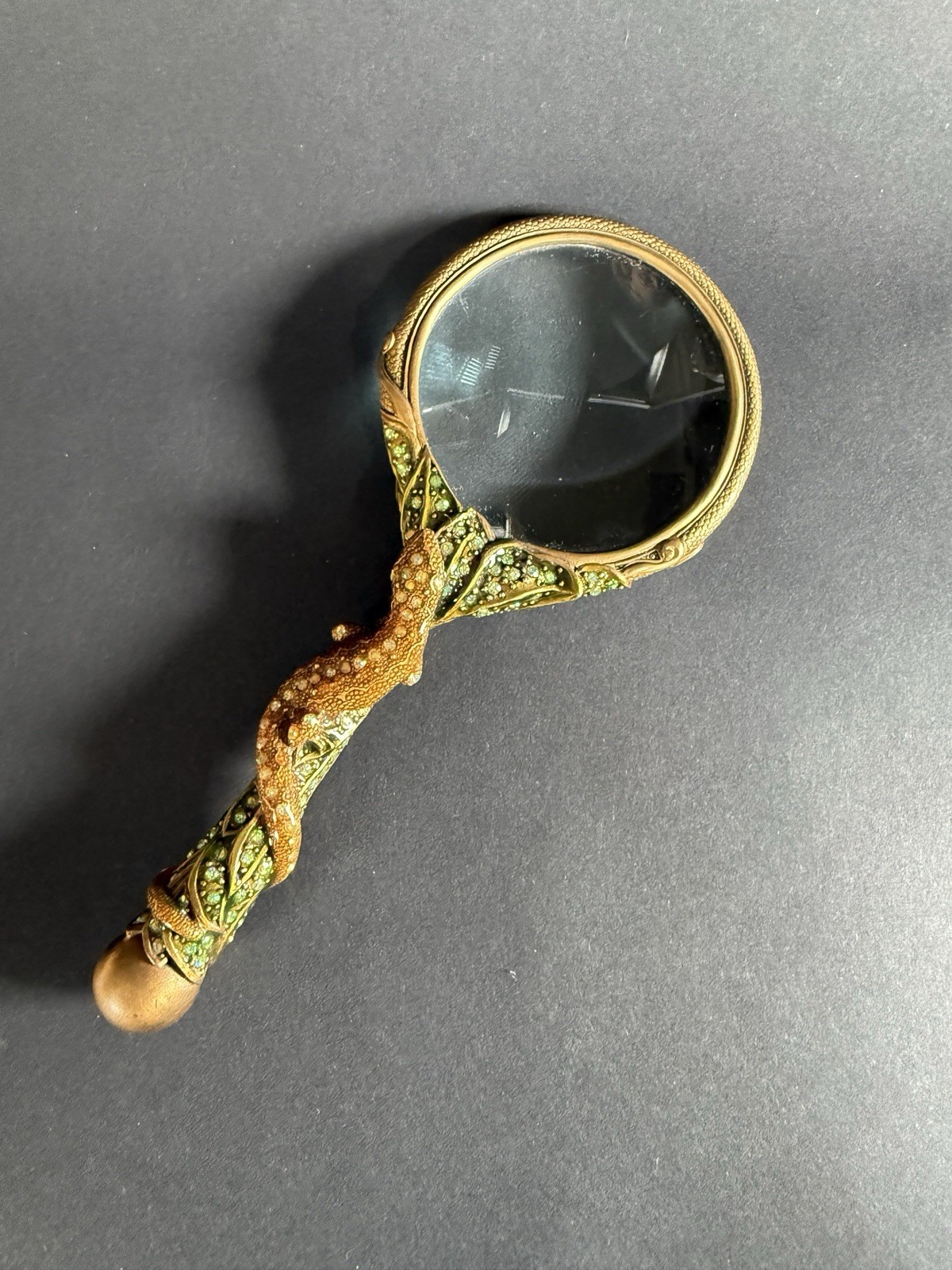 Jay Strongwater Lizard Magnifying Glass
