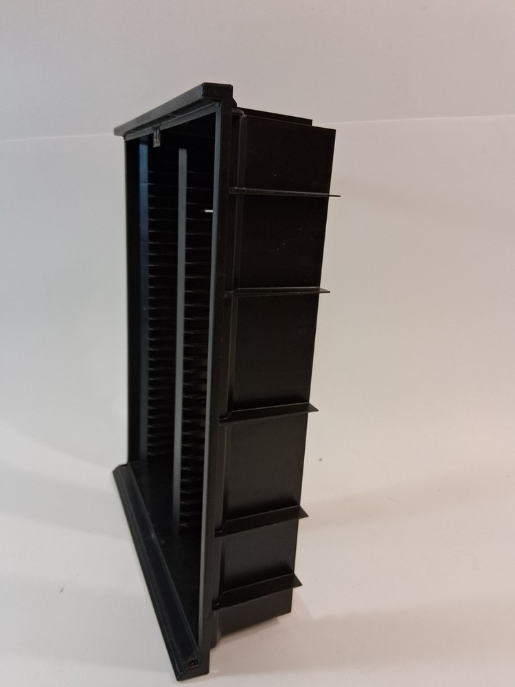 CD 60 Compact Disc Storage Holder Black Plastic PLEASE READ DECRIPTION