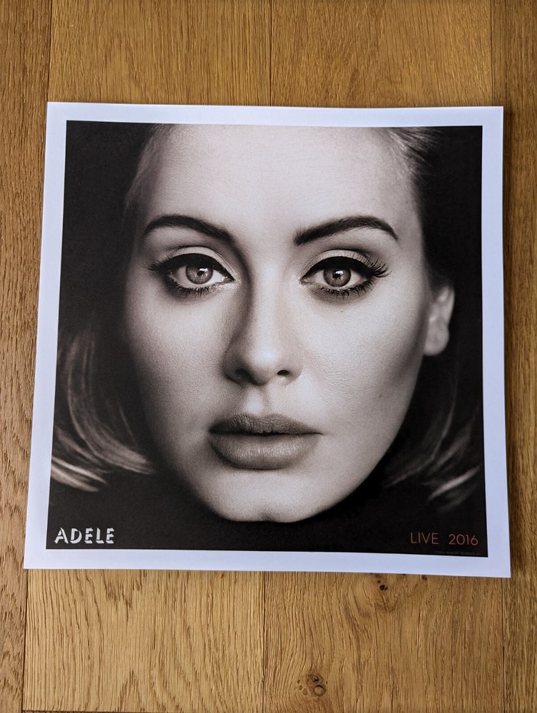 ADELE 2016 Tour Merchandise (photo/large blanket/VIP pass). 52”x46” Blanket