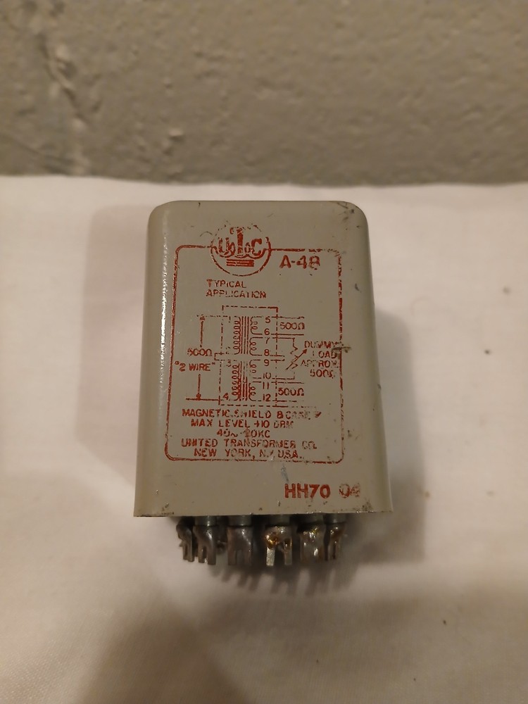 UTC A-48 transformer rare multi tap a48