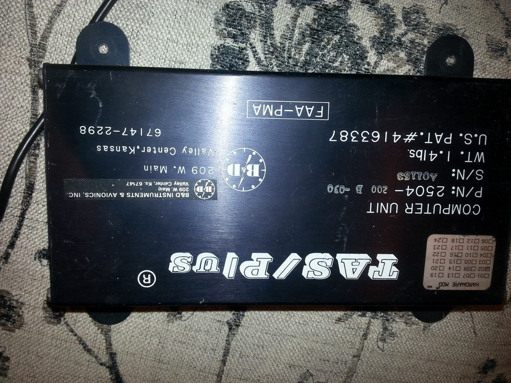 B & D Instruments TAS/Plus Computer unit 2504-200 B-030 Cessna