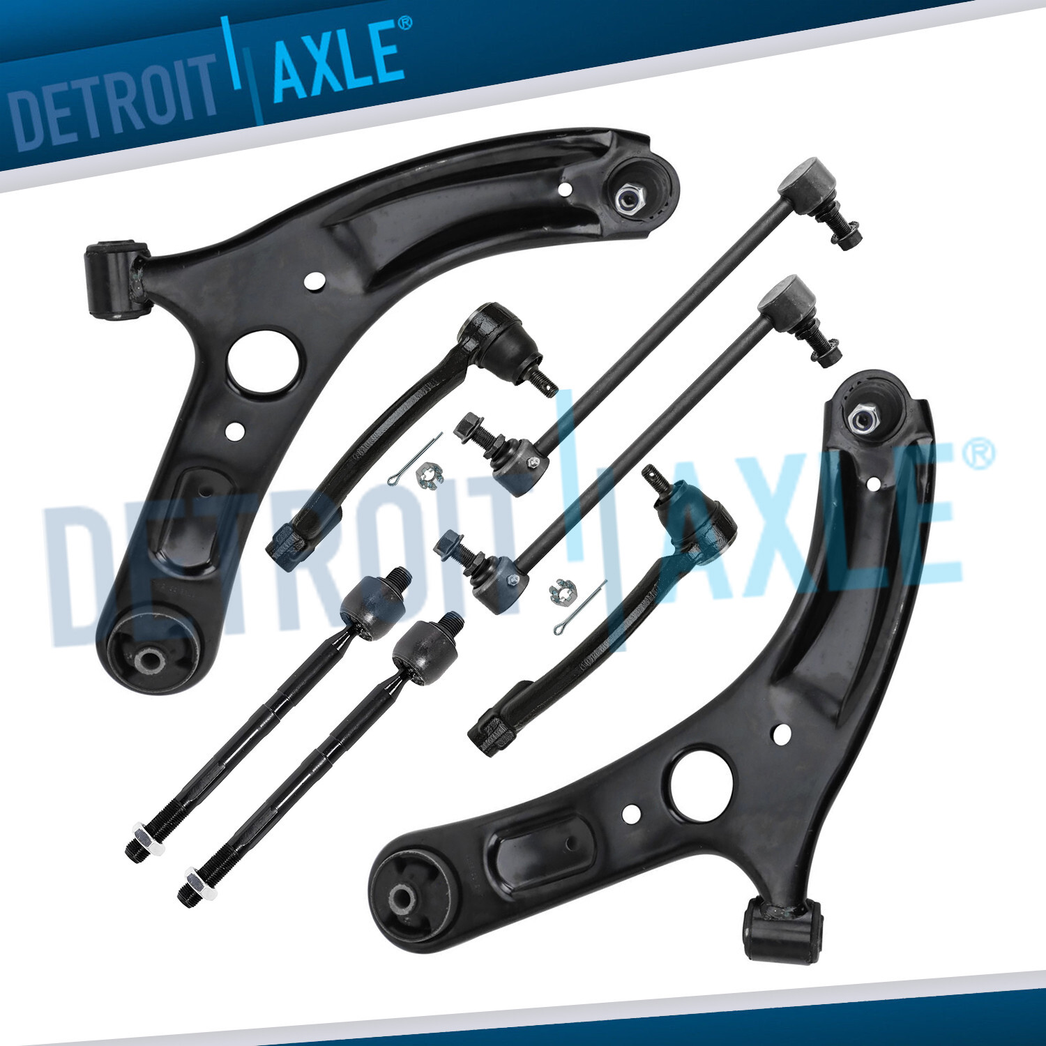 Front Lower Control Arms Suspension Kit for 2014 - 2018 Kia Forte5 Forte Koup