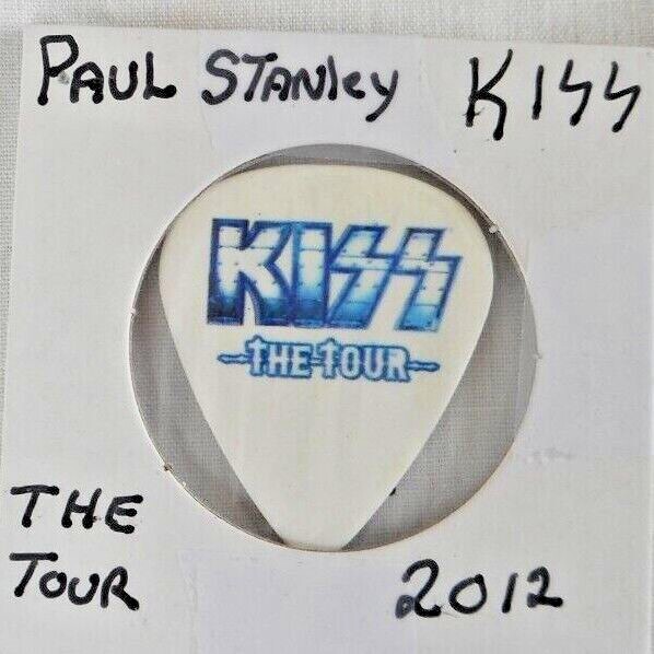 Kiss Paul Stanley Guitar Pick The  Tour  Kiss Motley Crue 2012 Rare