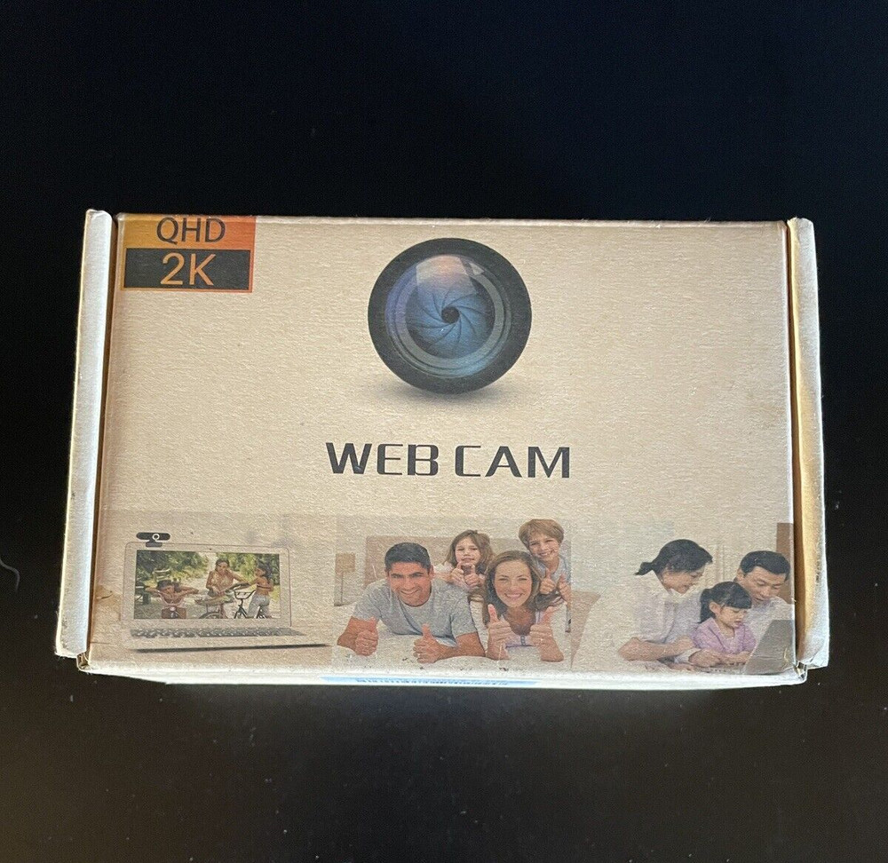DEPSTECH 2K QHD USB Web Cam with Auto Light Correction Camera Webcam