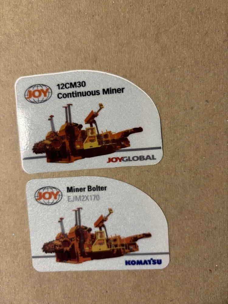 NICE JOY COAL MINING STICKERS