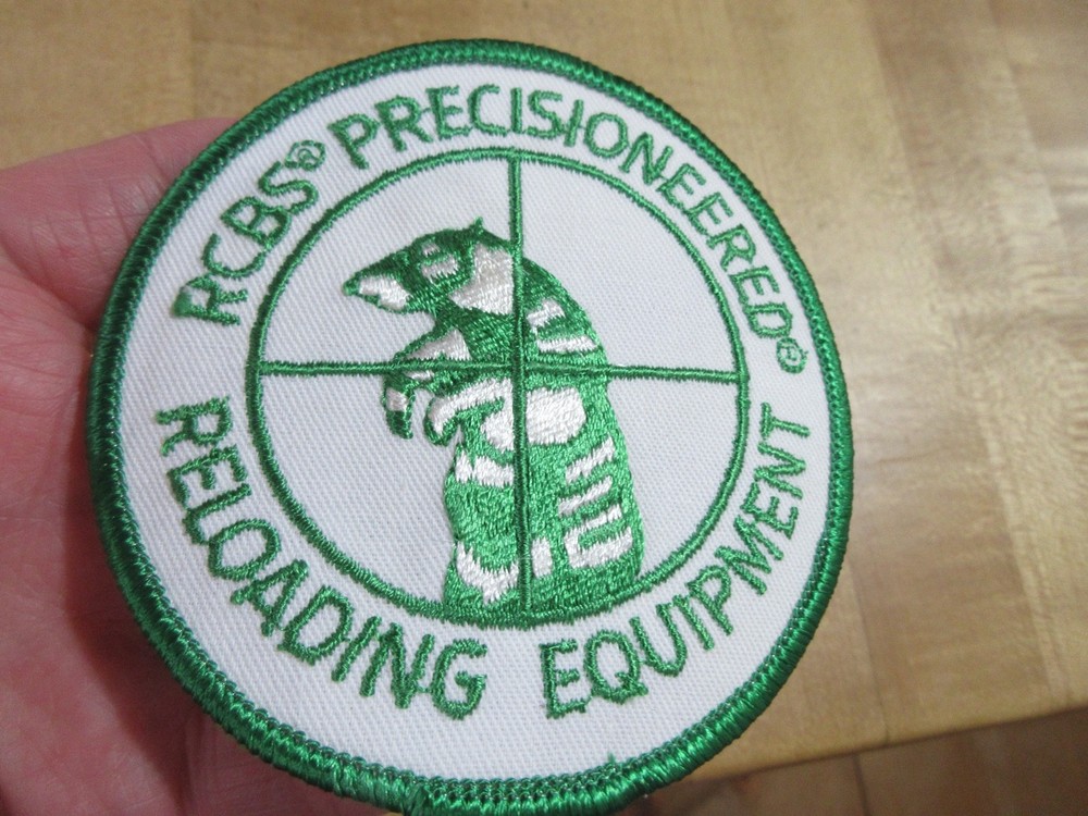 Unused Patch:  RCBS Precisioneered Reloading Equipment (w18)