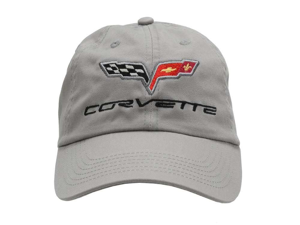 Corvette C6 Gray Twill Hat