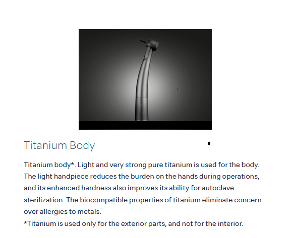 NSK Ti-Max X450 M4 Surgical 45° LED Speed Handpiece Dental Triple Water Jet 18W