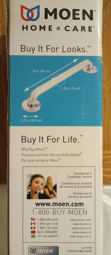 Moen bathroom grab bar