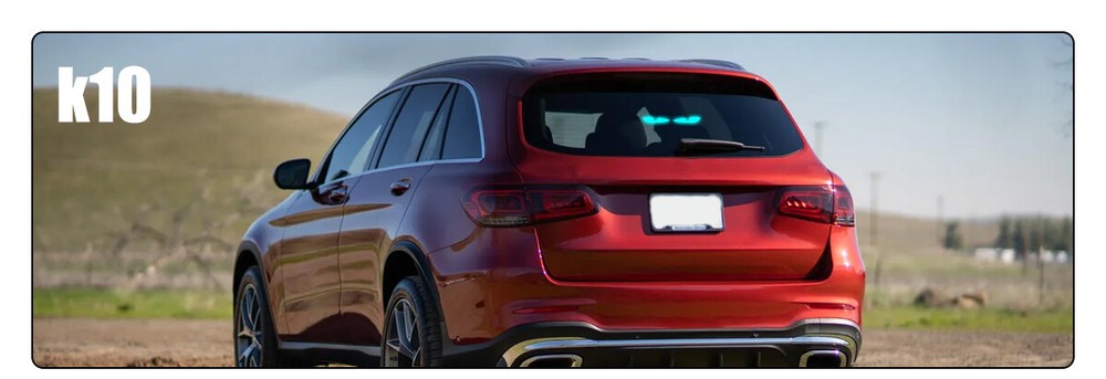 USB LED Car Flexible Sign Scrolling Message Display Screen APP Programmable RGB