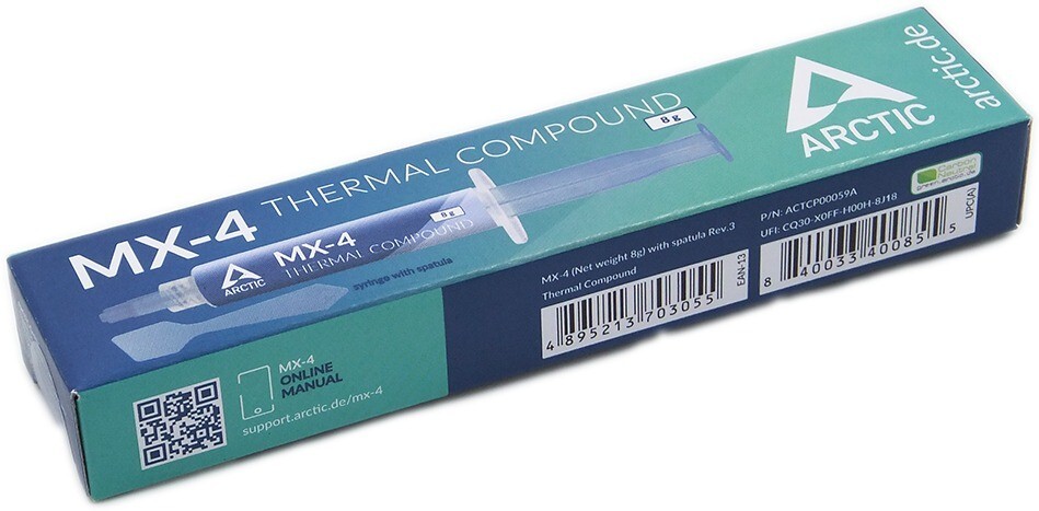 Original MX-4 8g Arctic Cooling Thermal Paste Compound Spatula CPU GPU XBox PS