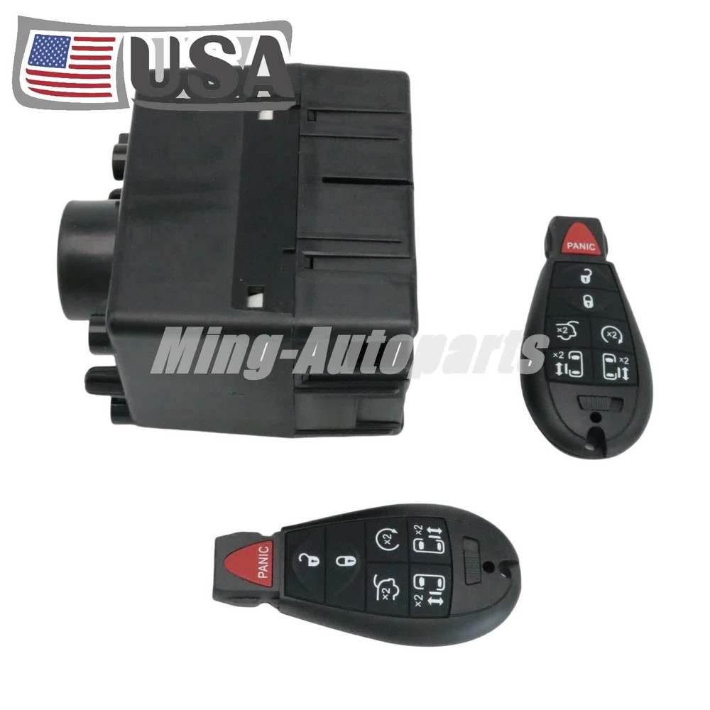 For 09-12 Dodge Ram 1500 Wireless Ignition WIN Module Node -Programmed w/Keys US