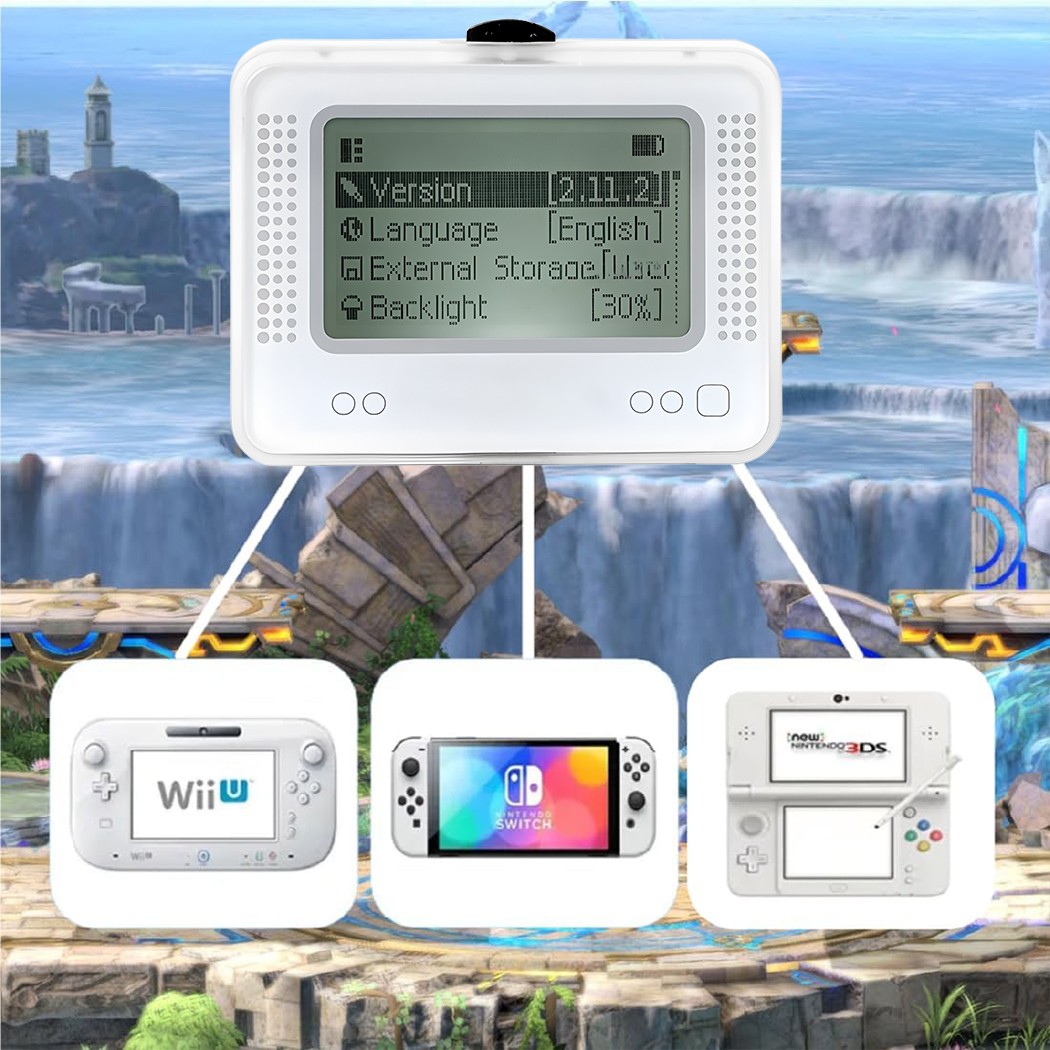 For Amiibo NFC Tag Emulator Bluetooth-Compatible Emulator for Nintendo Switch