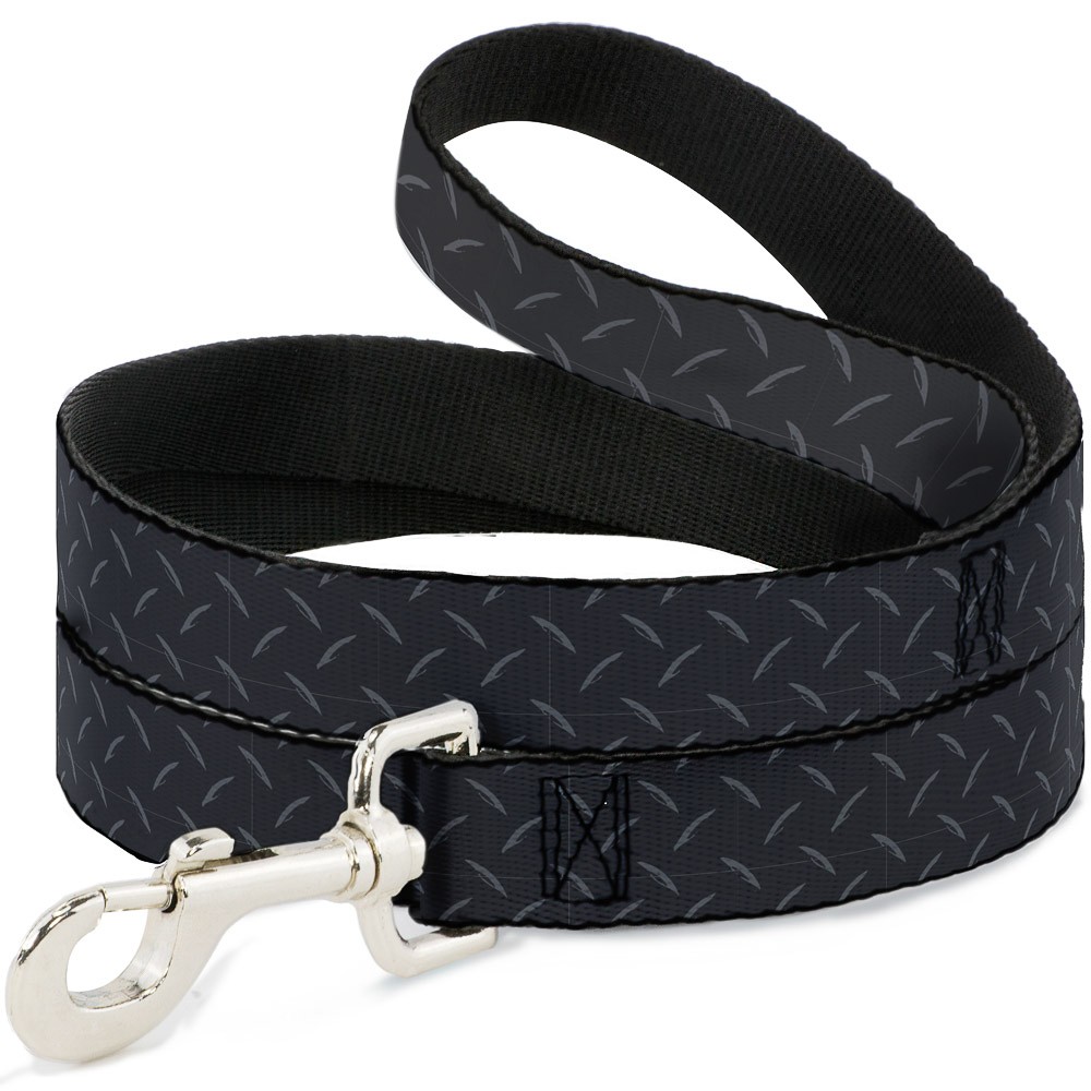 Dog Leash Diamond Plate Grays
