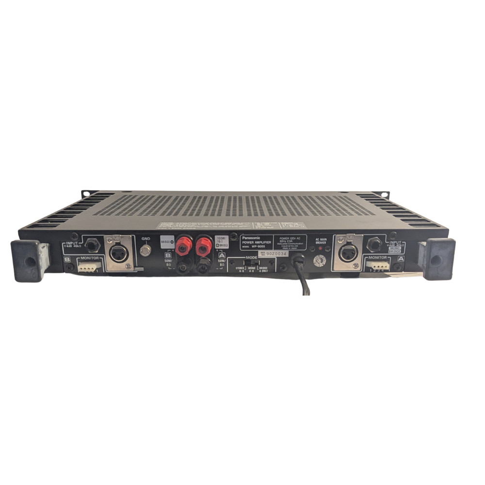 RAMSA Panasonic WP-9055 2-Channel Rackmount Power Amplifier Powers On