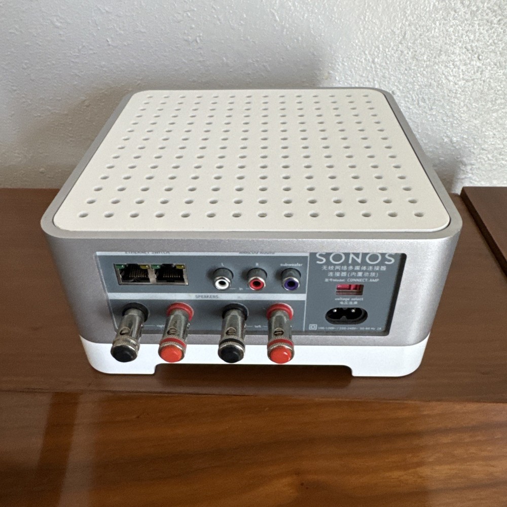 SONOS Connect Amp Gen 1 Wireless Streaming Amplifier S1 App UNIT ONLY Tested E