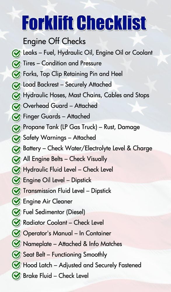 Forklift Certification Training Cards - Certified Forklift Driver Card - Safety