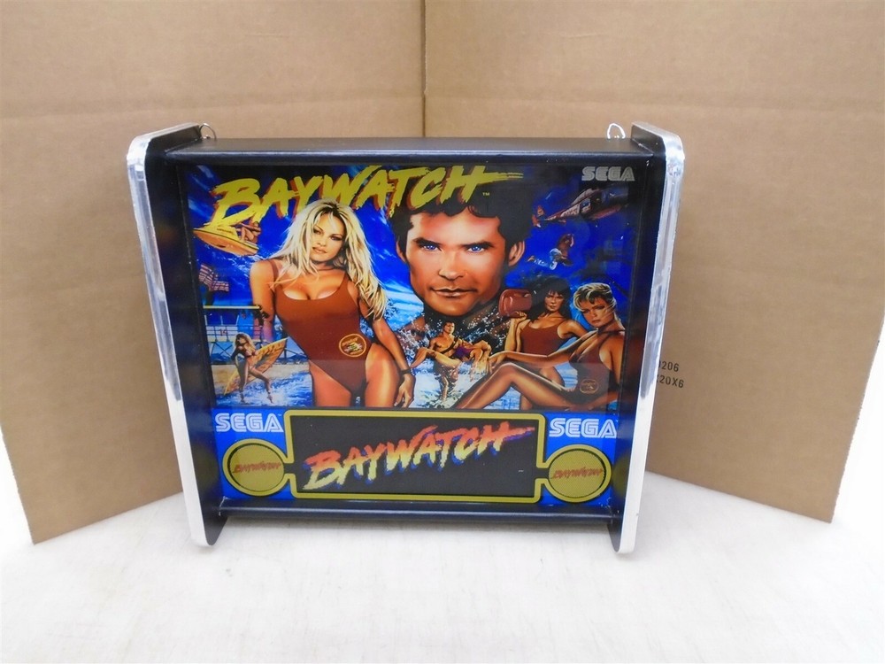 Baywatch Pinball Head LED Display light box