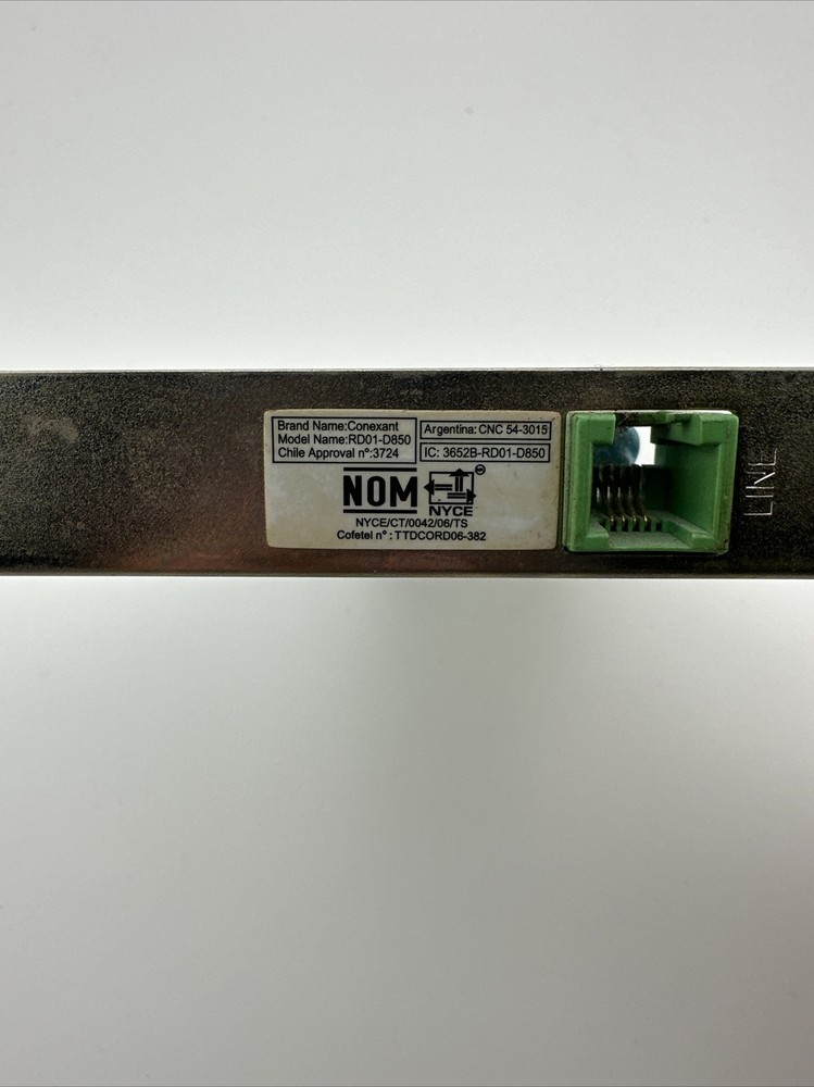 Conexant RD01-D850 NOM Part
