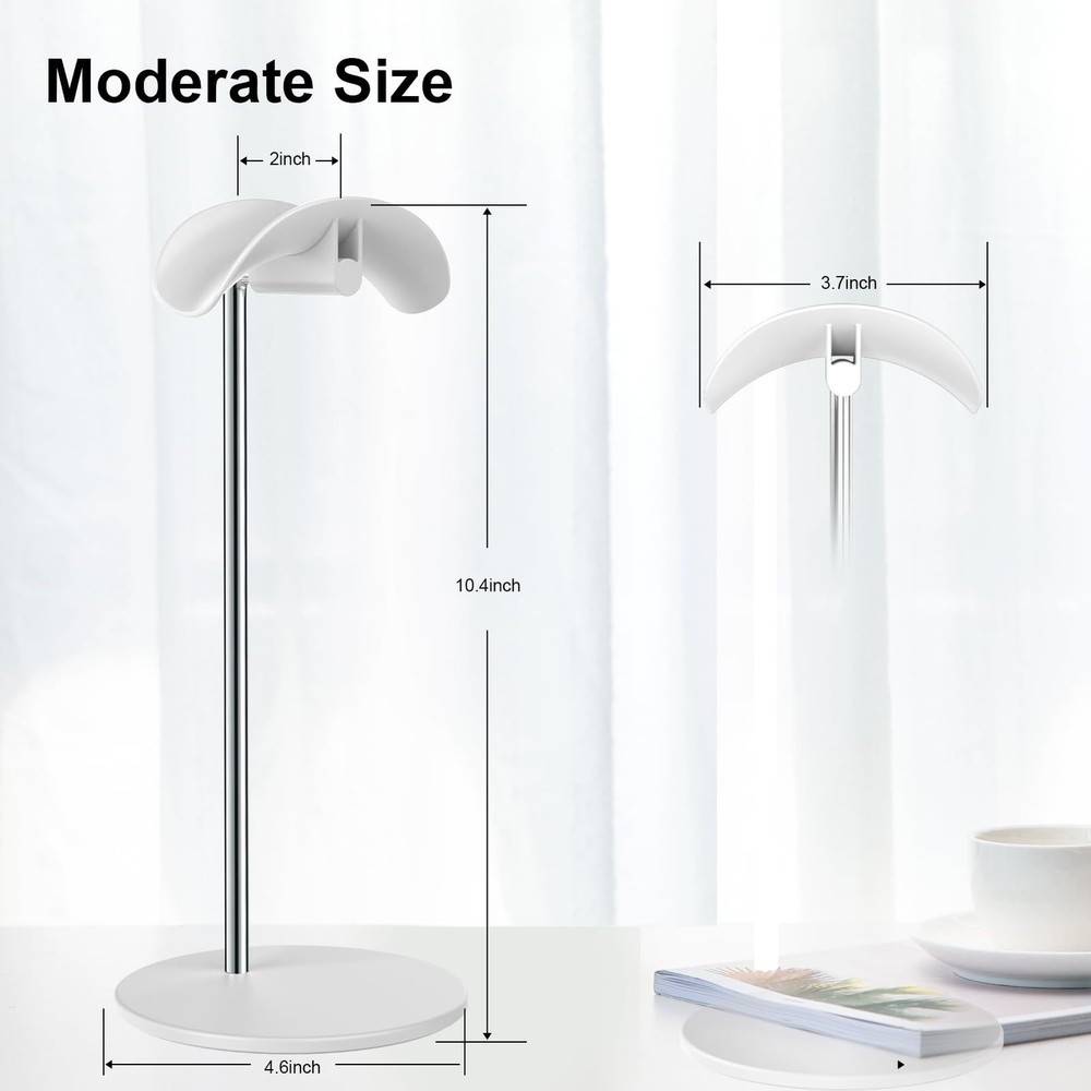 Headphone Stand, Headset Holder with Solid Base for Desk, with Max, Beats, Bo...