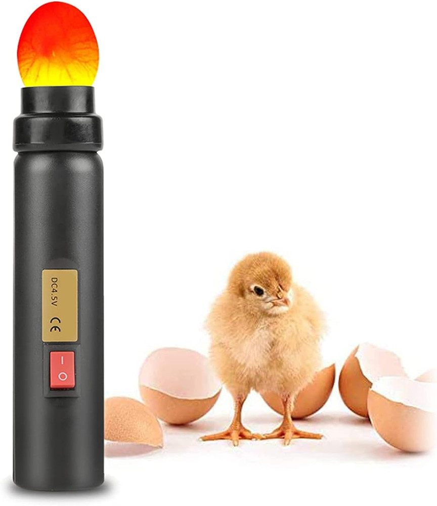 Egg Candler, Cool LED Light Egg Candler Tester, High Egg Candling Torch Light