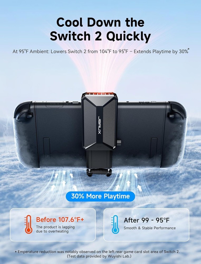 Nintendo Switch 2 Bundle - case, cooler, controller charger, protector, grips