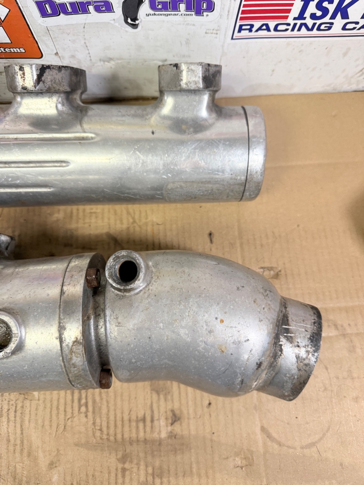 VINTAGE FORD FE 390 427 EDELBROCK M5 MARINE BOAT EXHAUST LOGS EXHAUST MANIFOLD