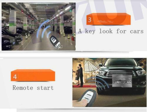 Car One Key Start Alarm System Security Alarm Ignition Engine Start Push Button