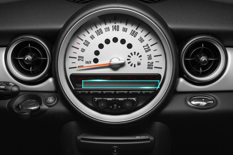 Crystal Clear Screen Protector for 2012 Mini Cooper Vehicle Navigation