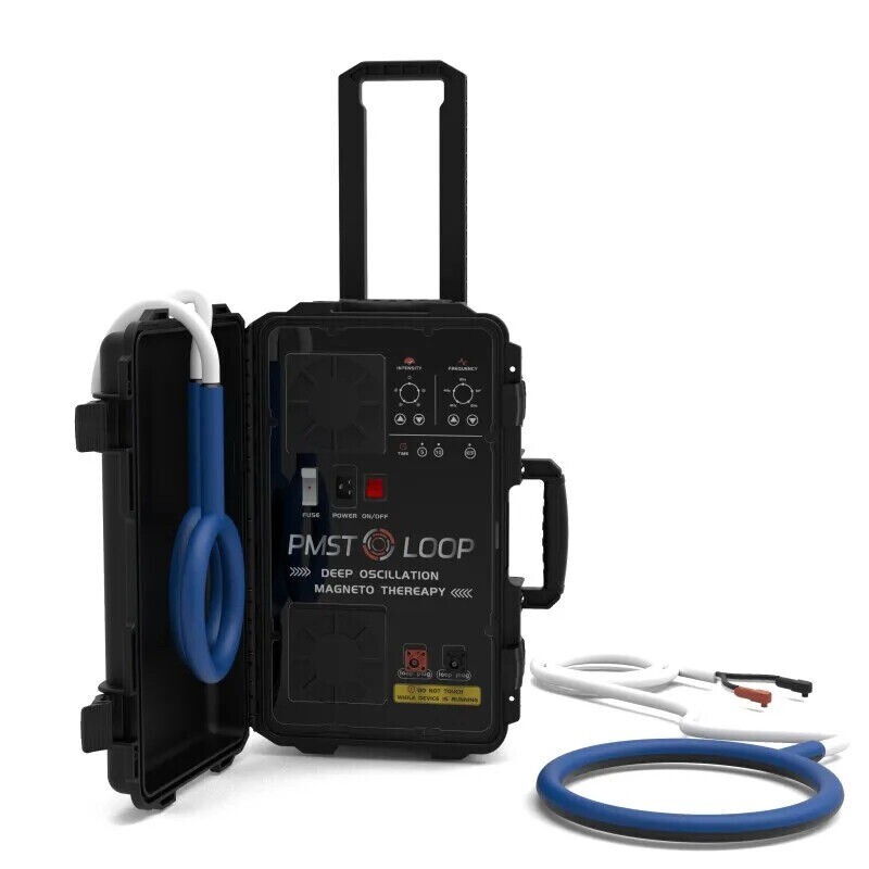 PEMF Pulse Electromagnetic Therapy PMST Machine with Single and Butterfly Loop