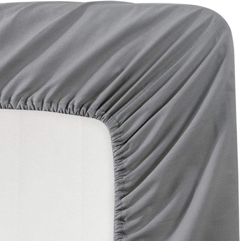 Polyester Fitted Sheet with Elastic Bands Non Slip Adjustable Mattress Covers