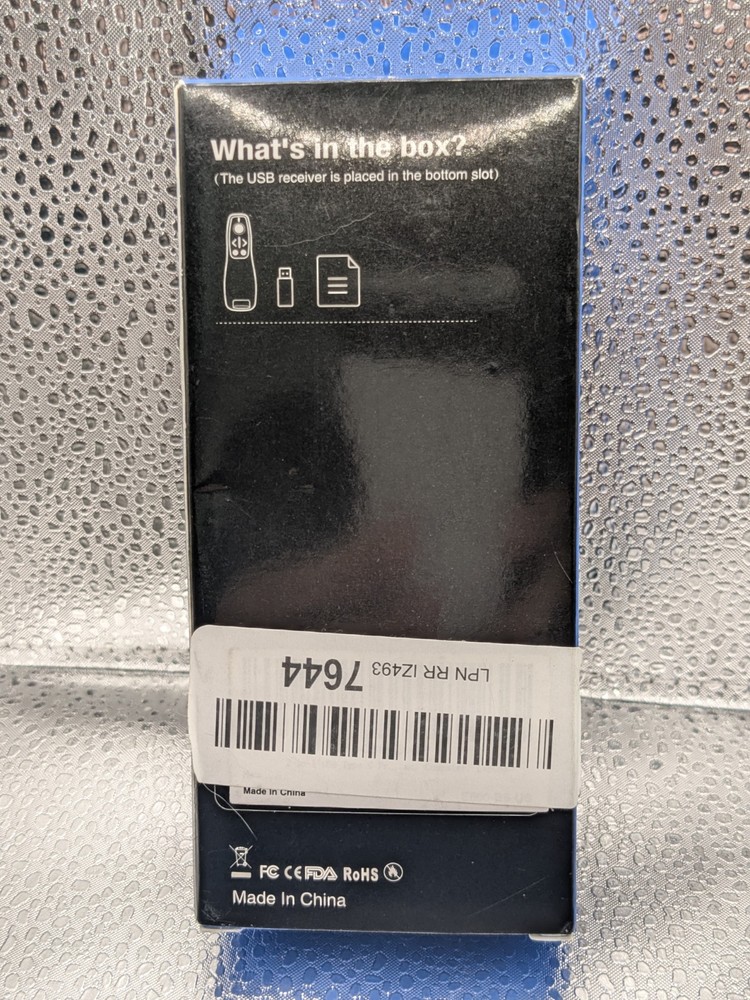 Wireless Presenter Remote USB PowerPoint Clicker with Red Laser Pointer