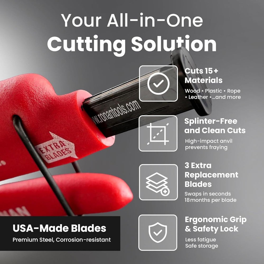 Multi-Cut Cutting Tool - Efficient, Versatile Cutter for Home and Garden Tasks