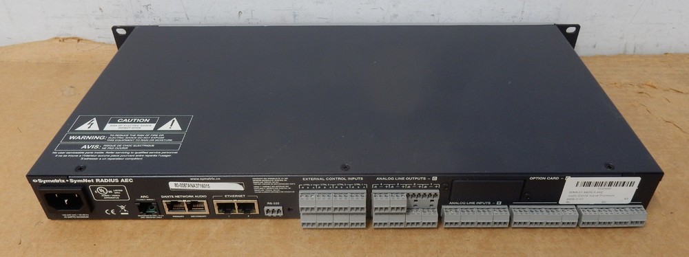 SYMETRIX SYMNET RADIUS AEC Audio Digital Signal Processor - Unit Only