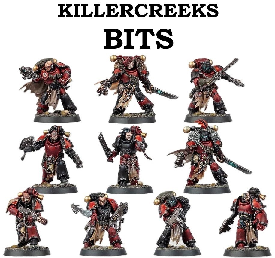 Warhammer 40K Chaos Space Marines Red Corsairs Raiders Bits Bitz Multi Listing