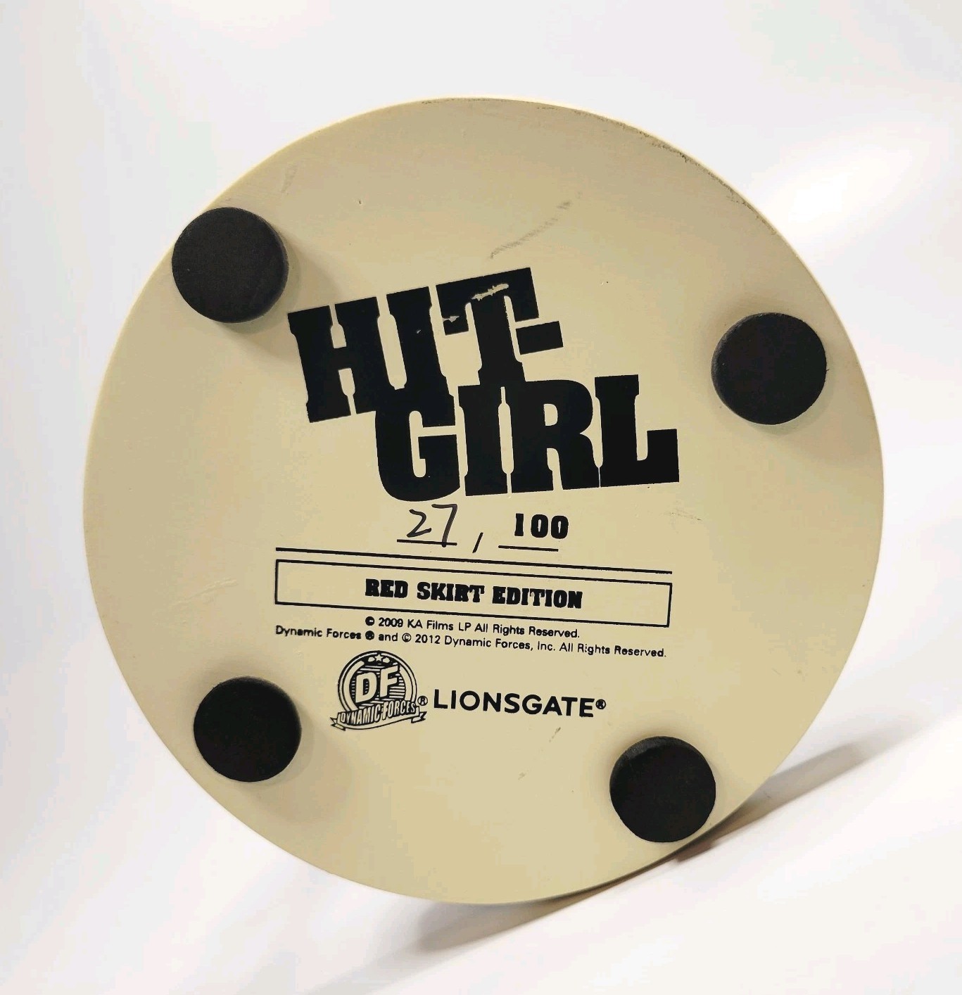 RARE Hit-Girl Statue Red Skirt Edition #27/100 Dynamic Forces - READ - DAMAGED