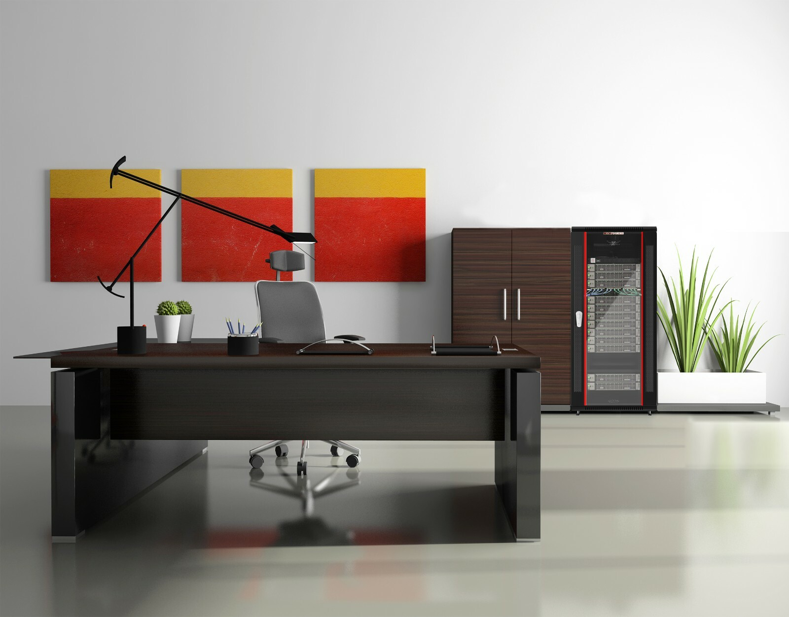 18U 24" Deep Wall Mount IT Network Server Rack Cabinet Enclosure with Acessories