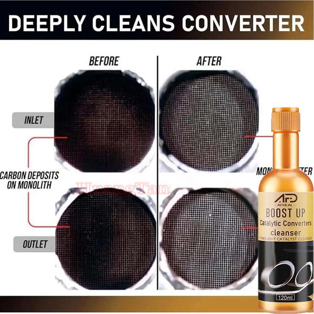 10PCS Boost Up Vehicle Engine Catalytic Converter Cleaner Cleaning Multipurpose
