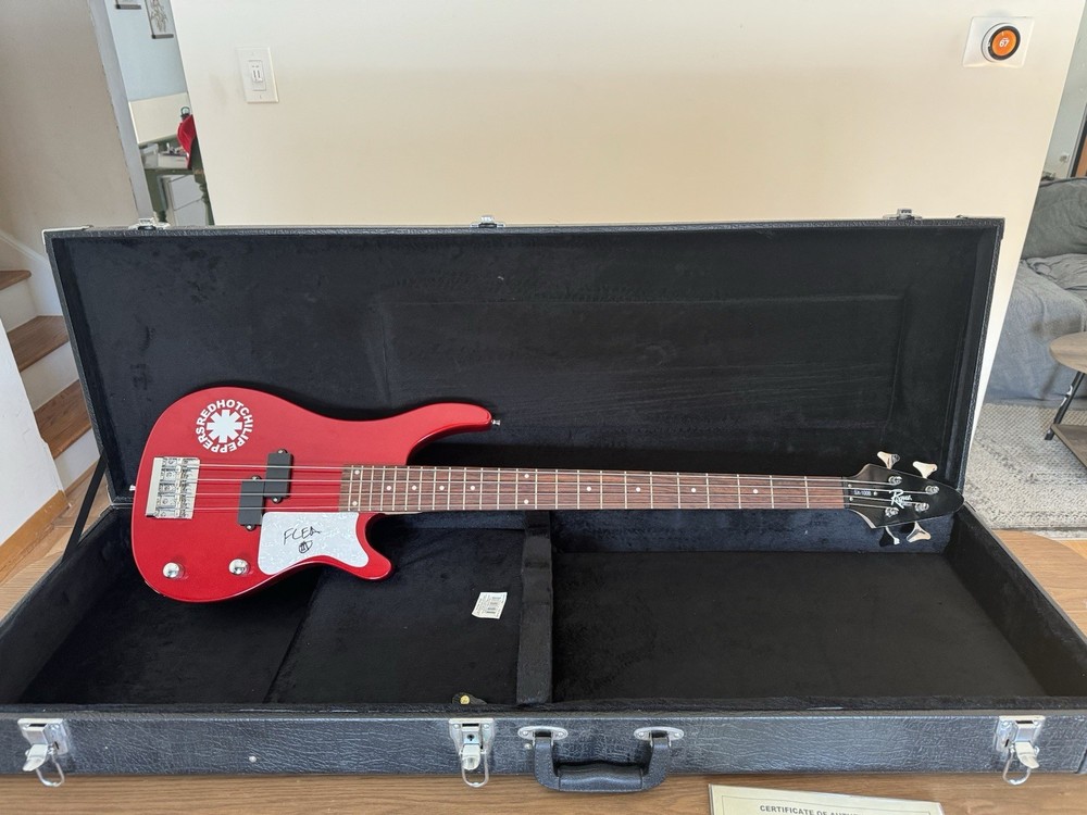 Signed Flea Bass