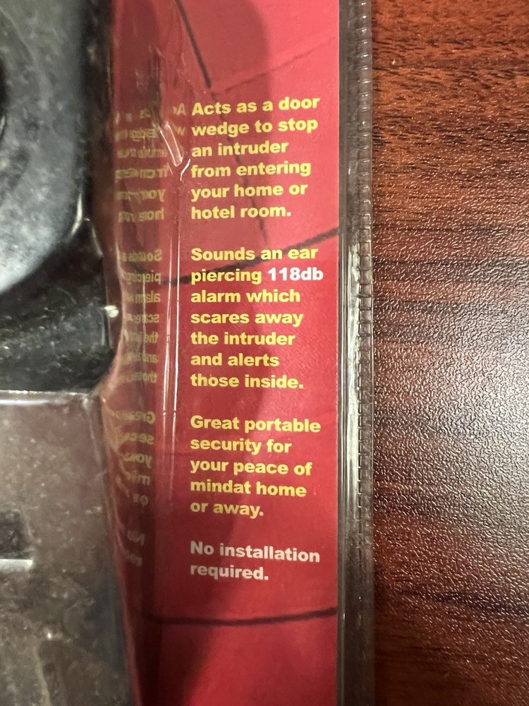 Security Plus Door Stop Alarm