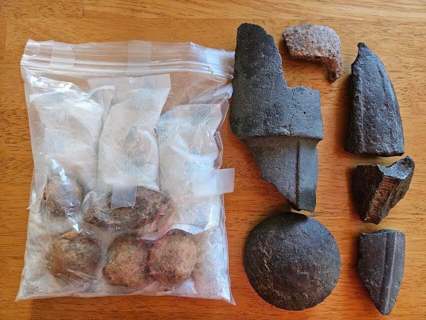 Civil War bullets collection