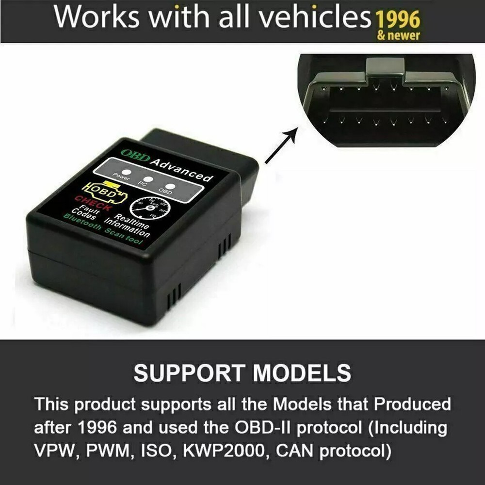 OBD2 Scanner Car Scan Diagnostic Tool Reset Clear Check Engine Code Reader US