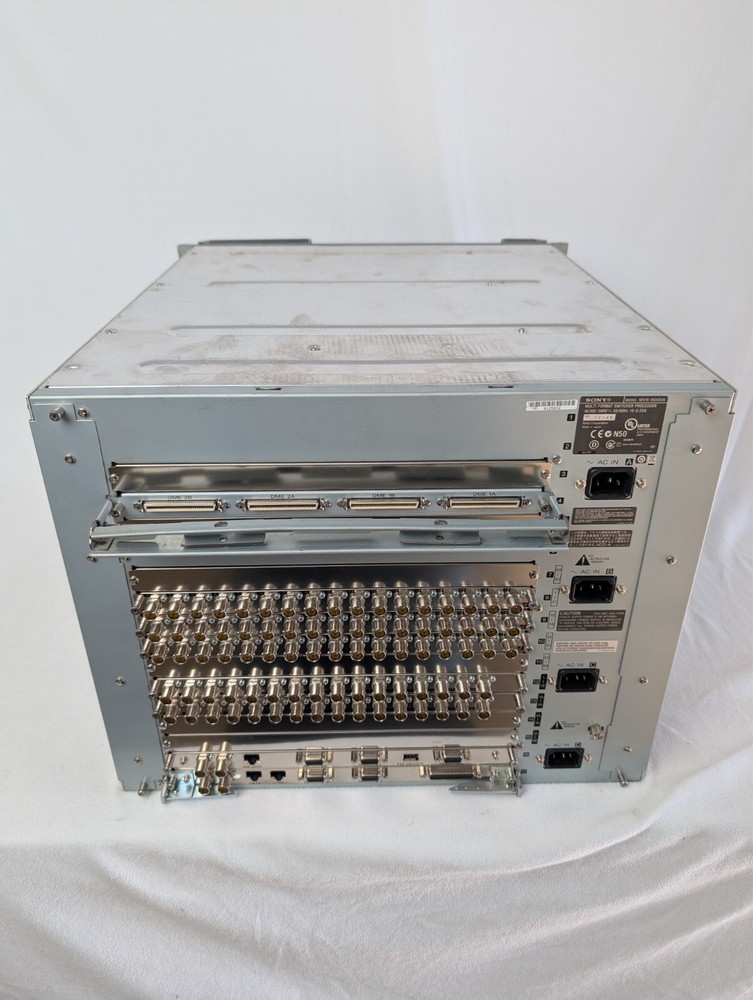 Sony MVS-8000A Multi-Format Switcher Frame – 51 Inputs, 24 Outputs