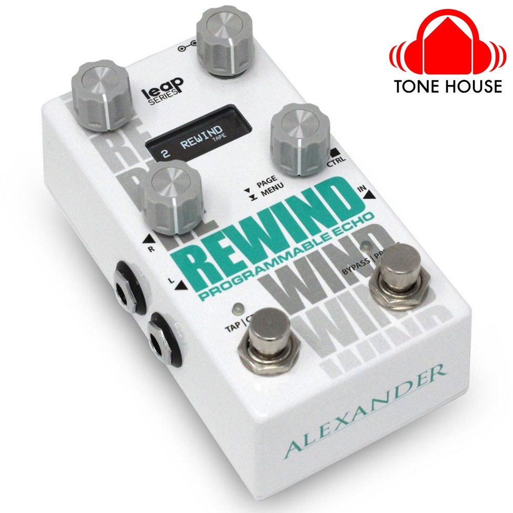 Alexander Pedals Rewind Programmable Echo Effect Pedal - New