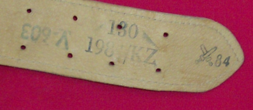 Sam Browne style belt