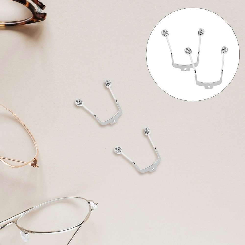 2 Pcs Nose Pad Bracket Comfortable Eyeglass Accessory Eyeglasses Support
