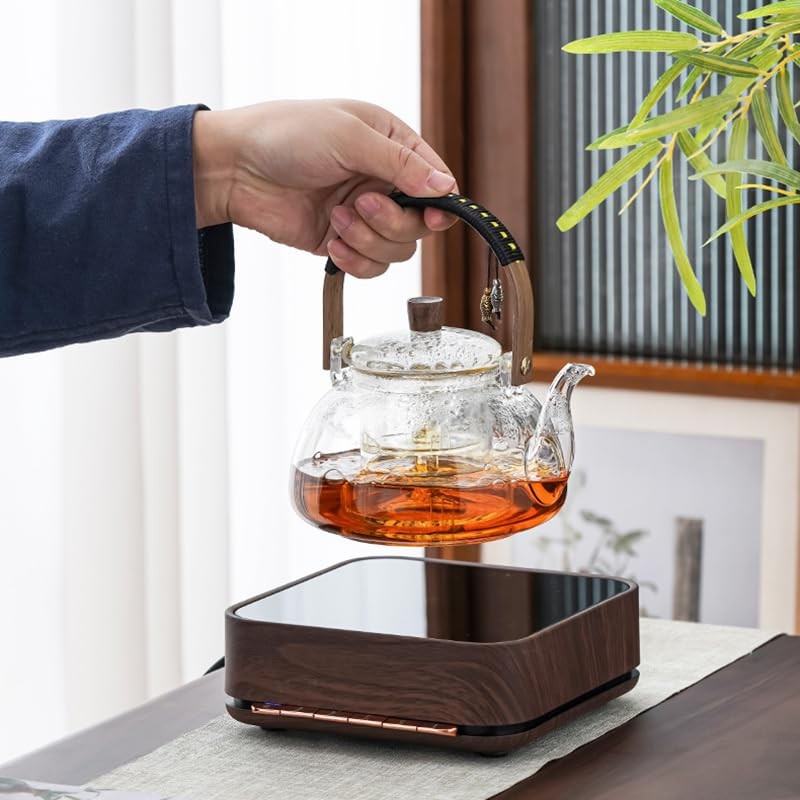Japanese Style 950ml Glass Teapot with Removable Infuser Stovetop Safe Kettle