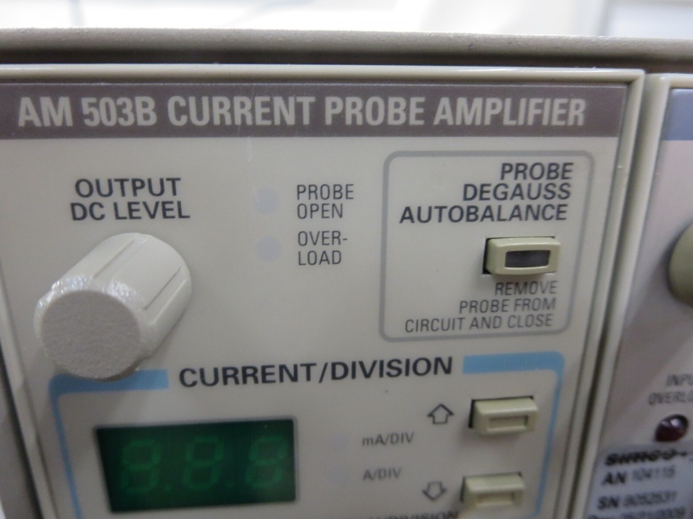 Tektronix, TM502A-AM503-AM503B Mainframe Power Module W/Current Probe Amplifiers