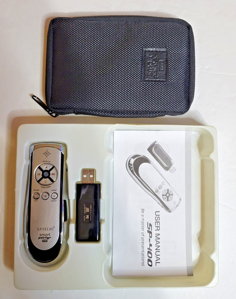 Bluetooth Wireless Presenter Pro Pointer Remote Control SP-400 NOB