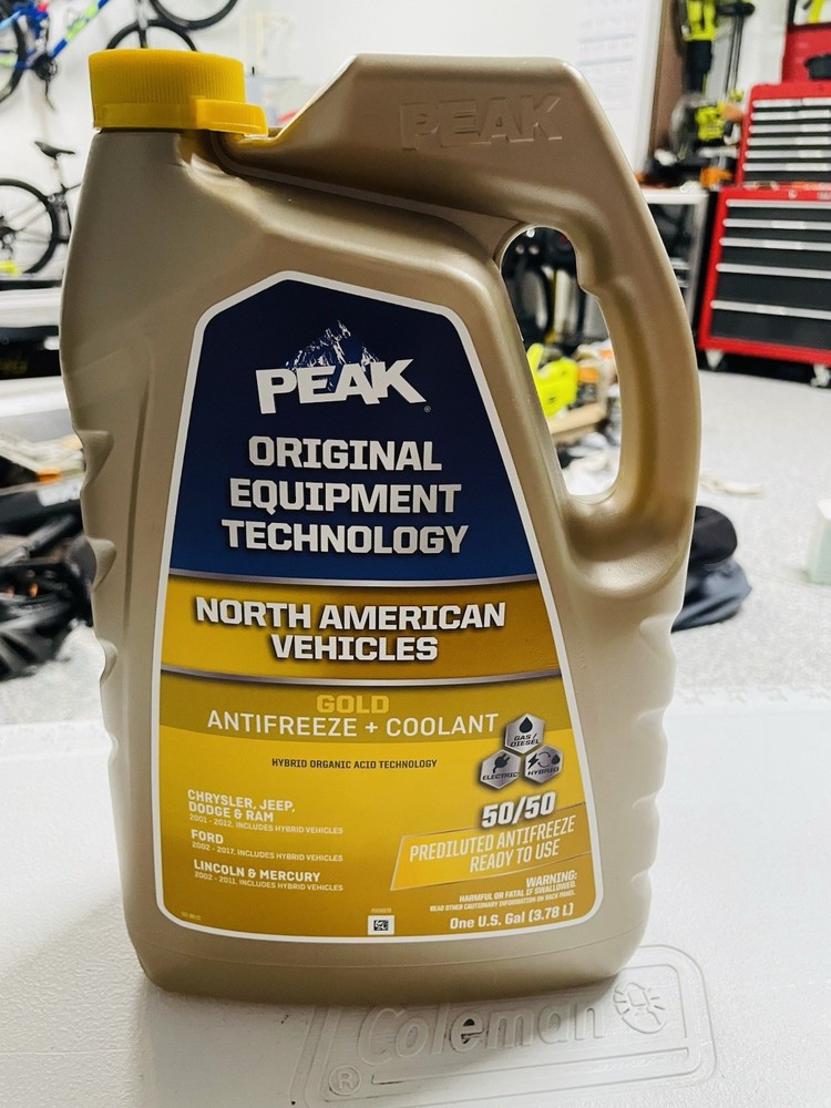 4 peak original equipment technology coolant